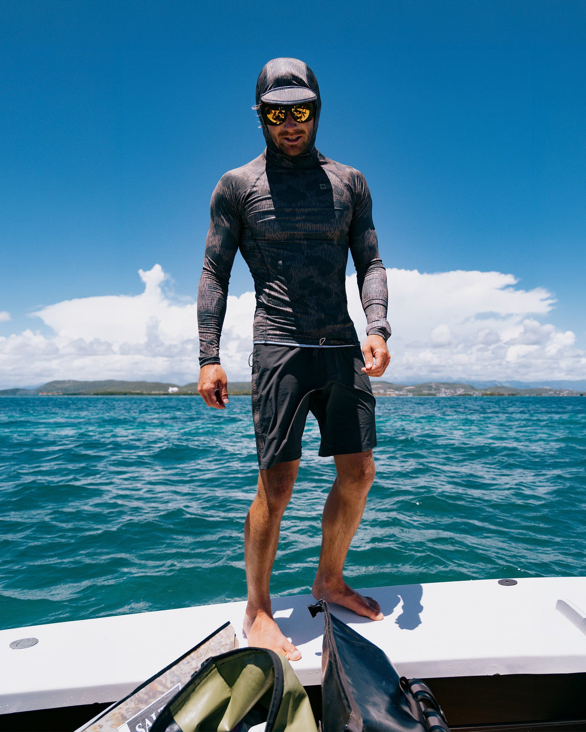 APEX HOOD SURF RASHGUARD - Recon Camo | Salty Crew Premium