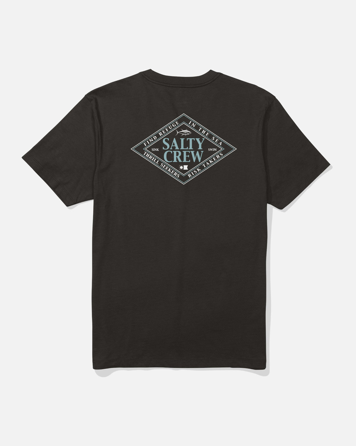 ICONIC SS TEE - Black | Salty Crew Premium