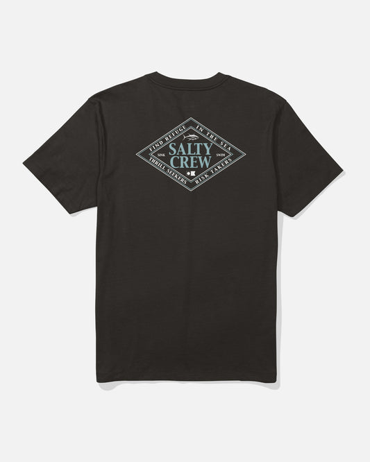 ICONIC SS TEE - Black | Salty Crew Premium