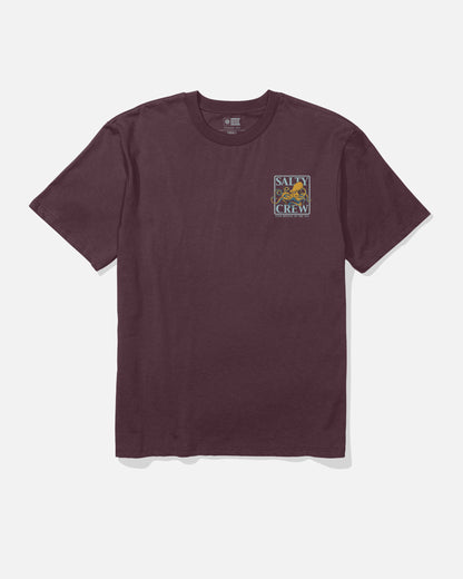 INK SLINGER ORIGINAL TEE - Wine | Salty Crew Premium