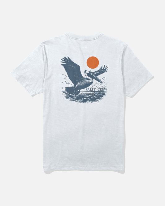 PELI SS TEE - White | Salty Crew Premium