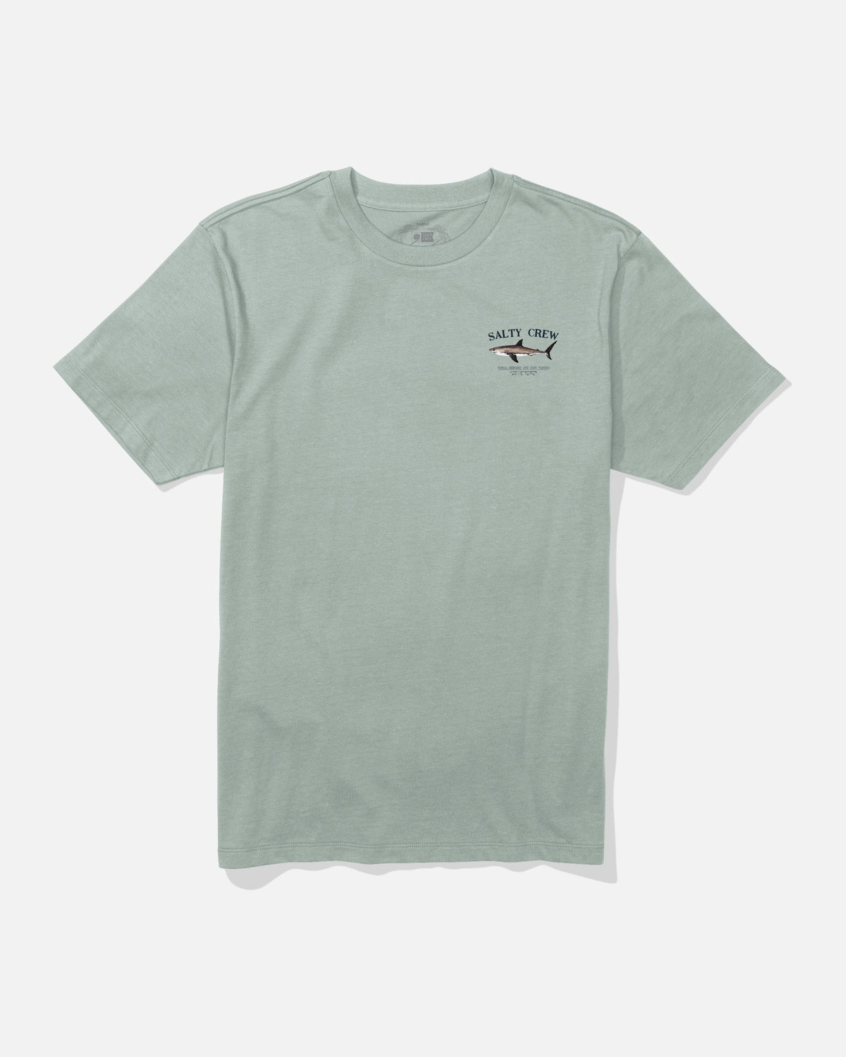 BRUCE CREW TEE - Aqua Grey | Salty Crew Premium