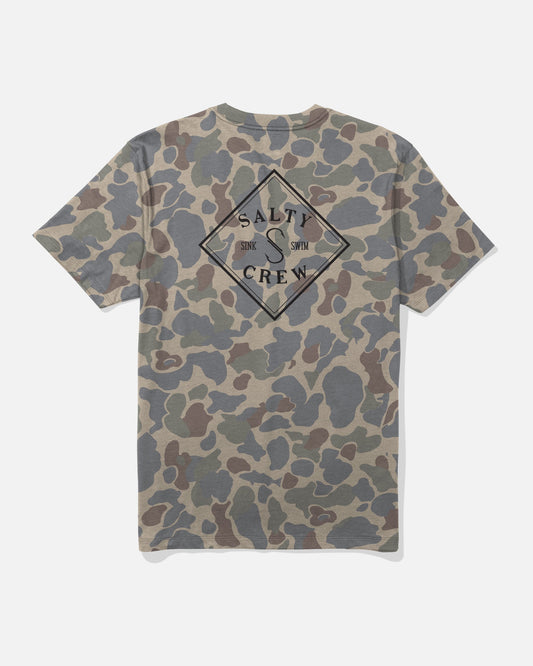 TIPPET RANGER SS TEE - Sand Camo | Salty Crew Premium