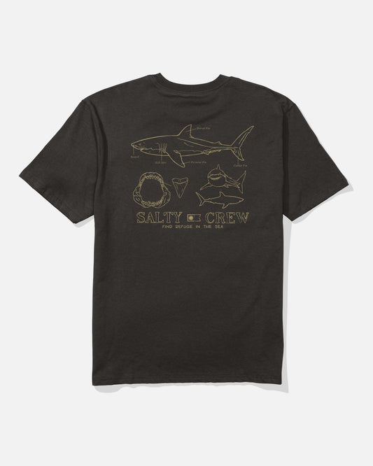 GREAT WHT CLASSIC SS TEE - BLACK | Salty Crew Premium