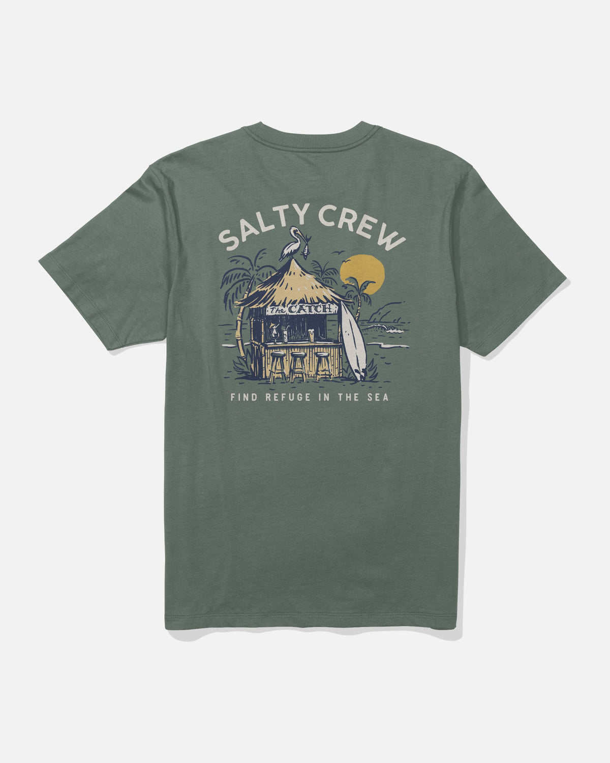 THE CATCH SS TEE - Laurel Wreath | Salty Crew Premium
