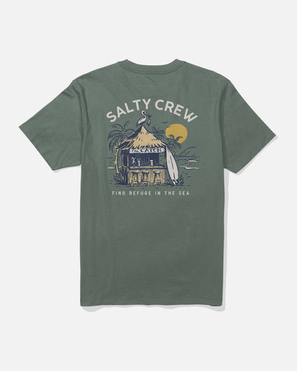 THE CATCH SS TEE - Laurel Wreath | Salty Crew Premium