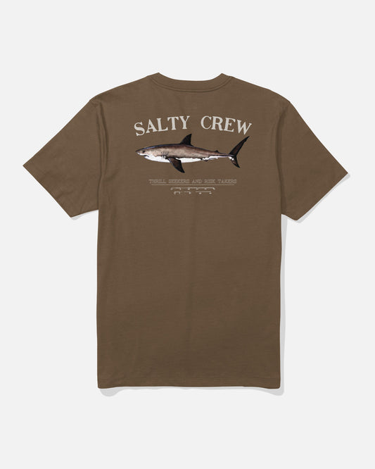 BRUCE CREW TEE - SEPIA | Salty Crew Premium