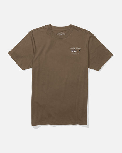 BRUCE CREW TEE - SEPIA | Salty Crew Premium