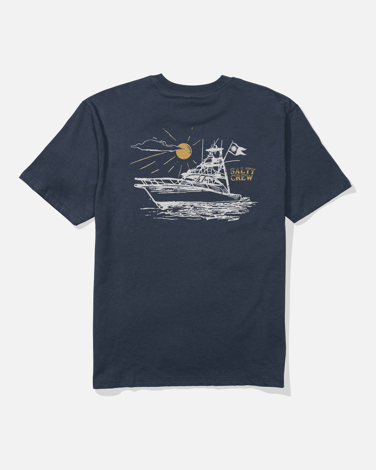 ON BOARD CLASSIC SS TEE - Navy | Salty Crew Premium