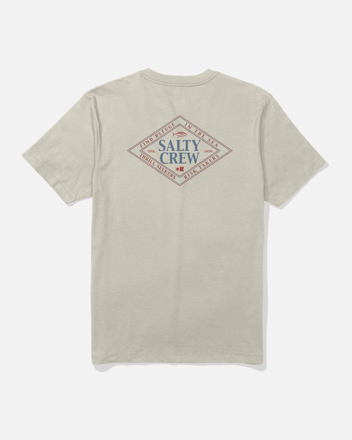 ICONIC SS TEE - Bone | Salty Crew Premium