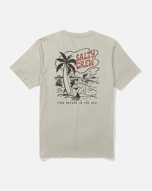 LOUNGE SS TEE - Bone | Salty Crew Premium