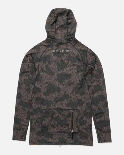 APEX HOOD SURF RASHGUARD - Recon Camo | Salty Crew Premium