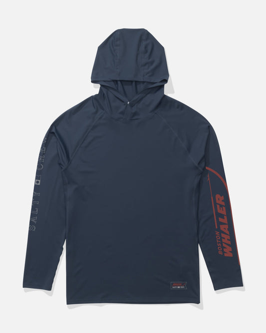 WHALER APEX SUNSHIRT - Navy | Salty Crew Premium