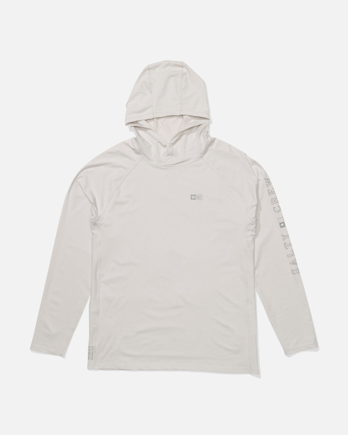 APEX PERFORATED SUNSHIRT - Light Grey | Salty Crew Premium