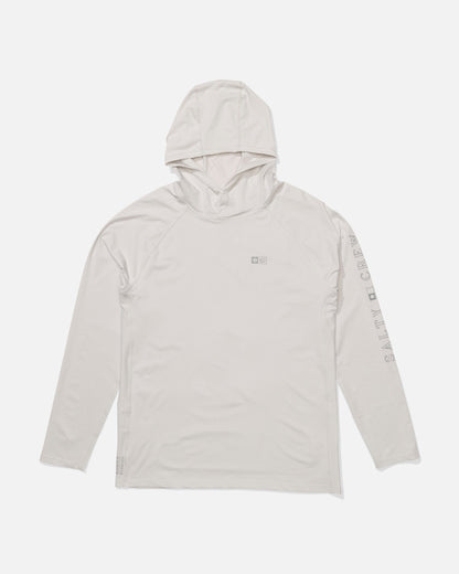 APEX PERFORATED SUNSHIRT - Light Grey | Salty Crew Premium