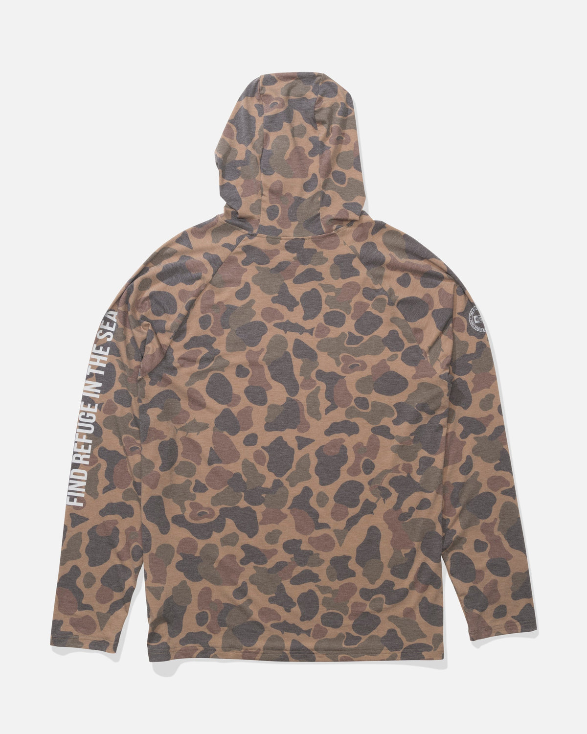 MARINER LITE UV HOOD - Tan Camo | Salty Crew Premium