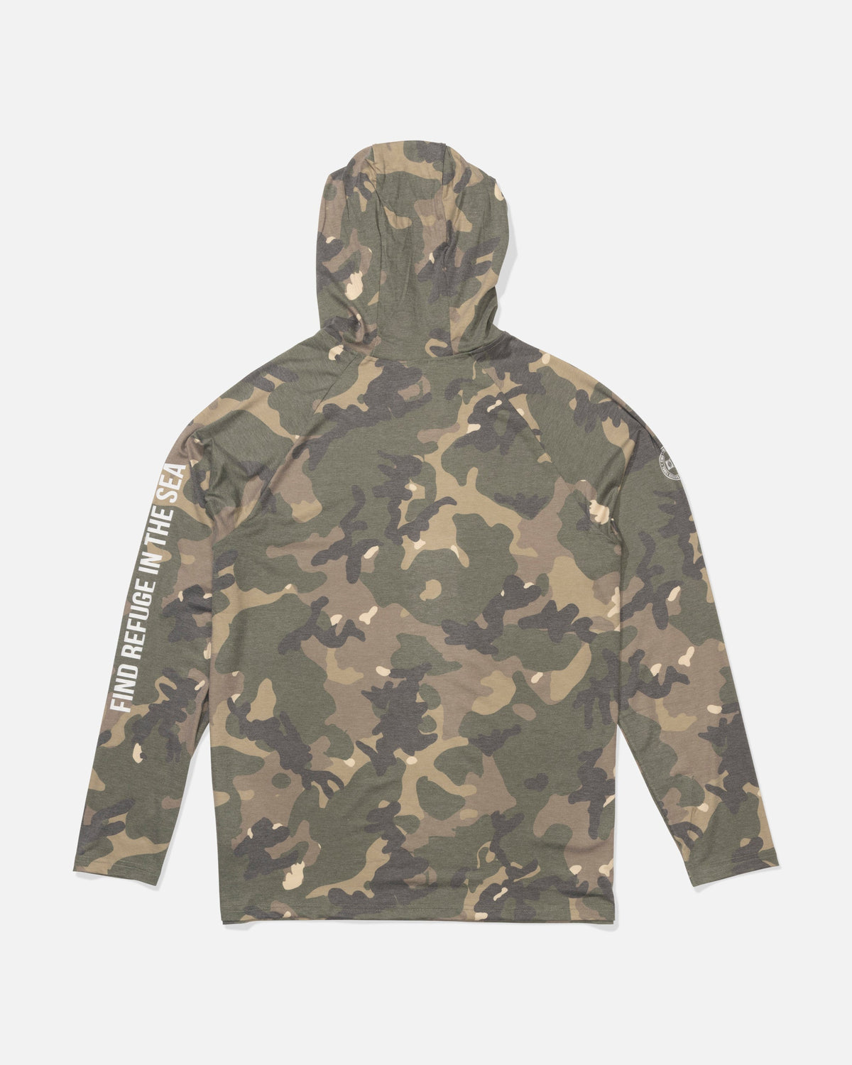 MARINER LITE UV HOOD - Green Camo | Salty Crew Premium