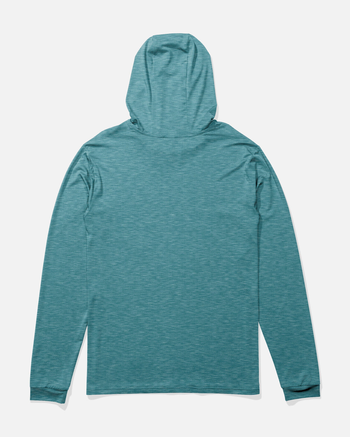 RAIL HOOD SUNSHIRT - Teal Blue Heather | Salty Crew Premium