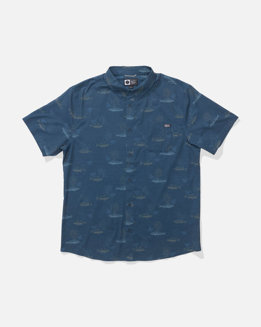 BREEZER PERF BUTTON UP - Navy | Salty Crew Premium