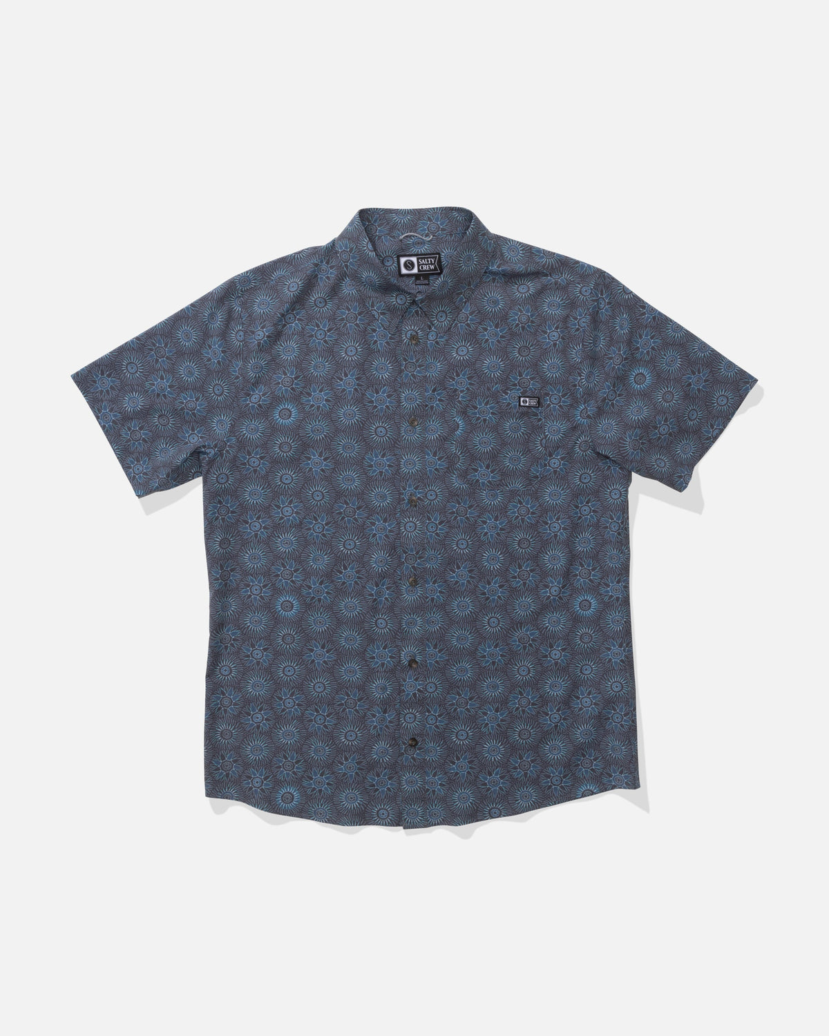 DRIFTER UV BUTTON UP - Monument | Salty Crew Premium