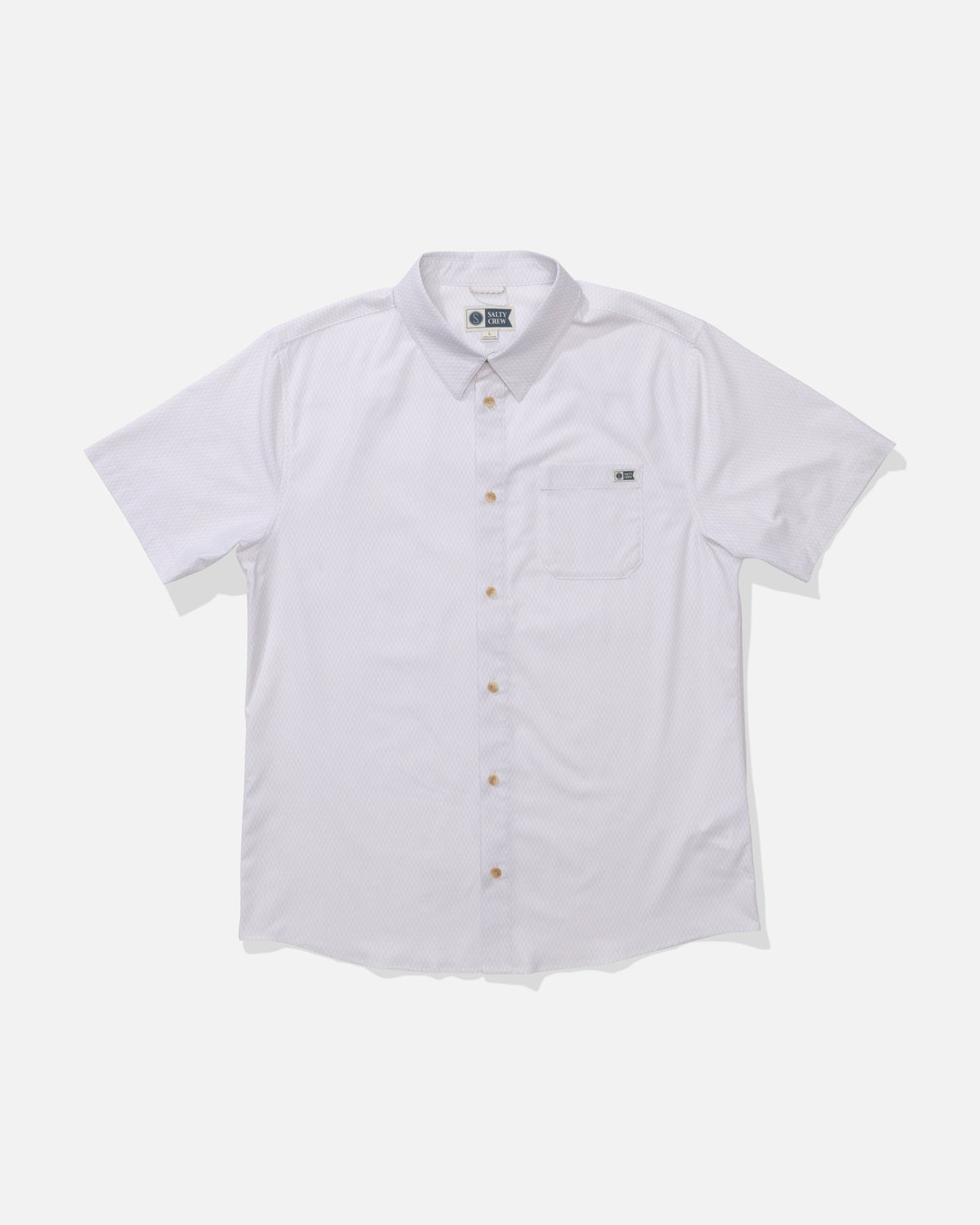 DRIFTER UV BUTTON UP - Natural | Salty Crew Premium