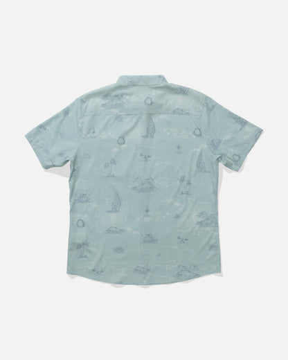FLAGSHIP UV BUTTON UP - Jade | Salty Crew Premium