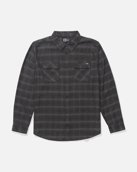 DAYBREAK FLANNEL - Pirate Black | Salty Crew Premium