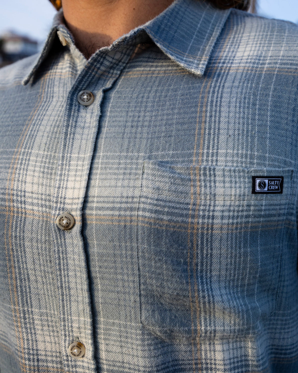 EARLY BIRD FLANNEL - Trooper | Salty Crew Premium