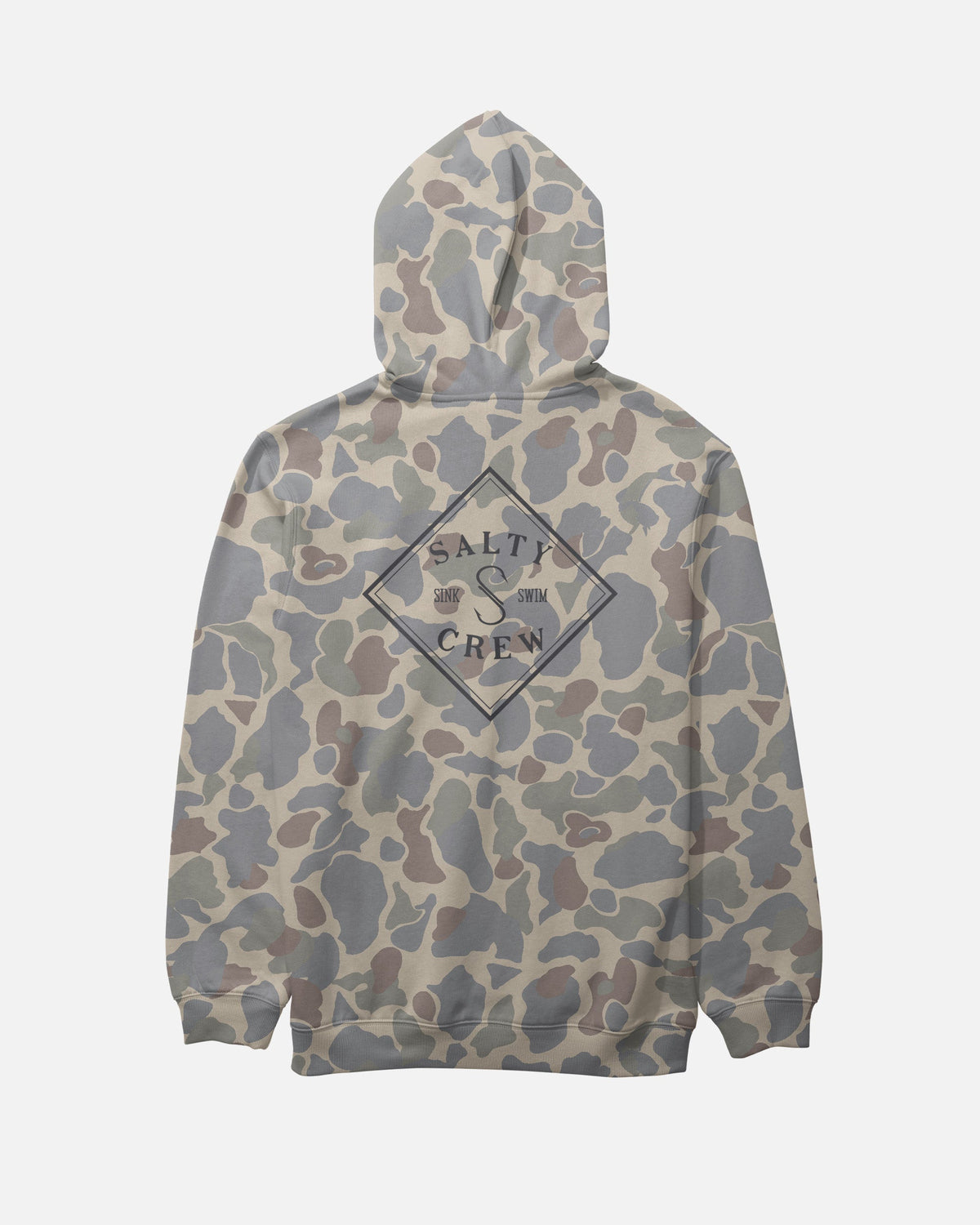 TIPPET RANGER HOOD FLEECE - Sand Camo | Salty Crew Premium