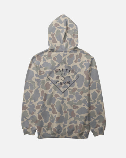 TIPPET RANGER HOOD FLEECE - Sand Camo | Salty Crew Premium