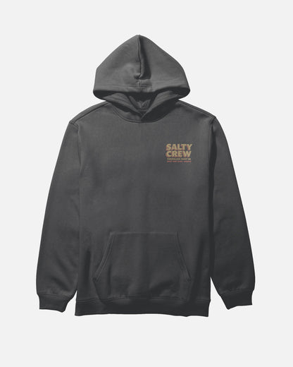 DECKHAND FIBERGLASS FLEECE - Washed Black | Salty Crew Premium