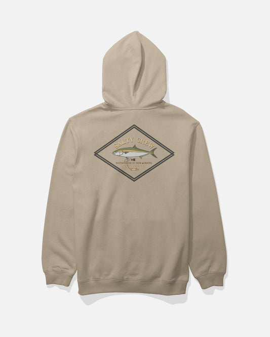DECKHAND YELLOWTAIL FLEECE - Washed Stone | Salty Crew Premium