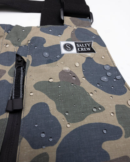 LONG RANGE TECH BIB - Sand Camo | Salty Crew Premium