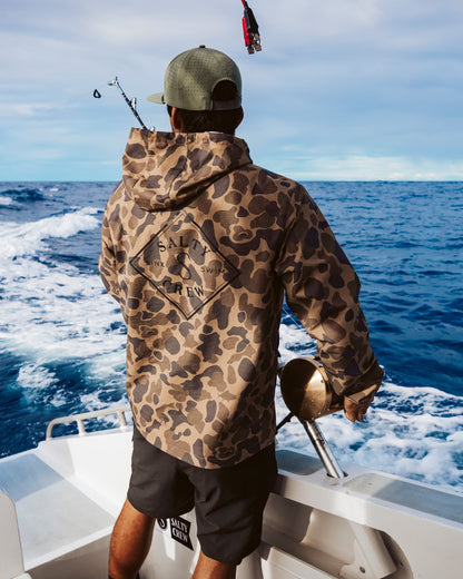TIPPET SNAP JACKET - Sand Camo | Salty Crew Premium