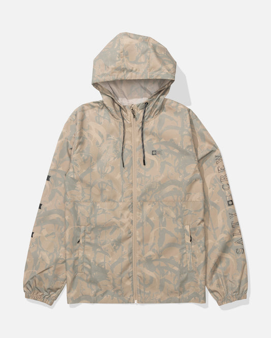 SURFACE WINDBREAKER JCKT - Light Camo | Salty Crew Premium