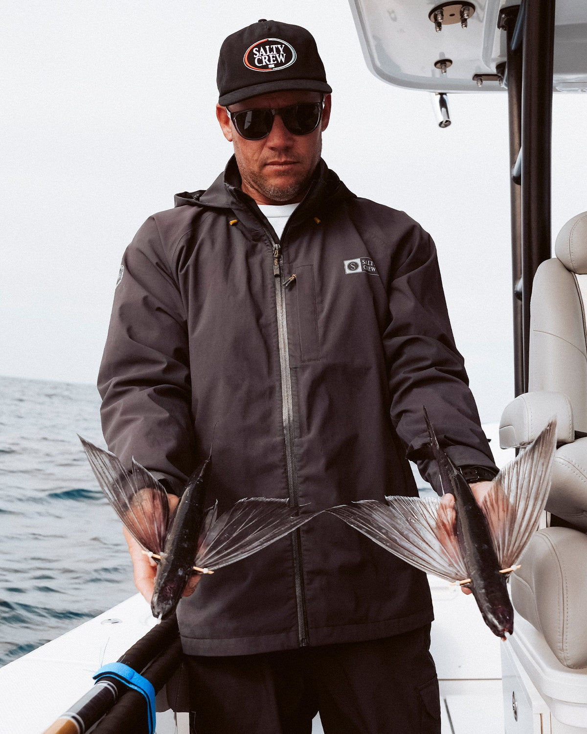 LONG RANGE JACKET - Black | Salty Crew Premium