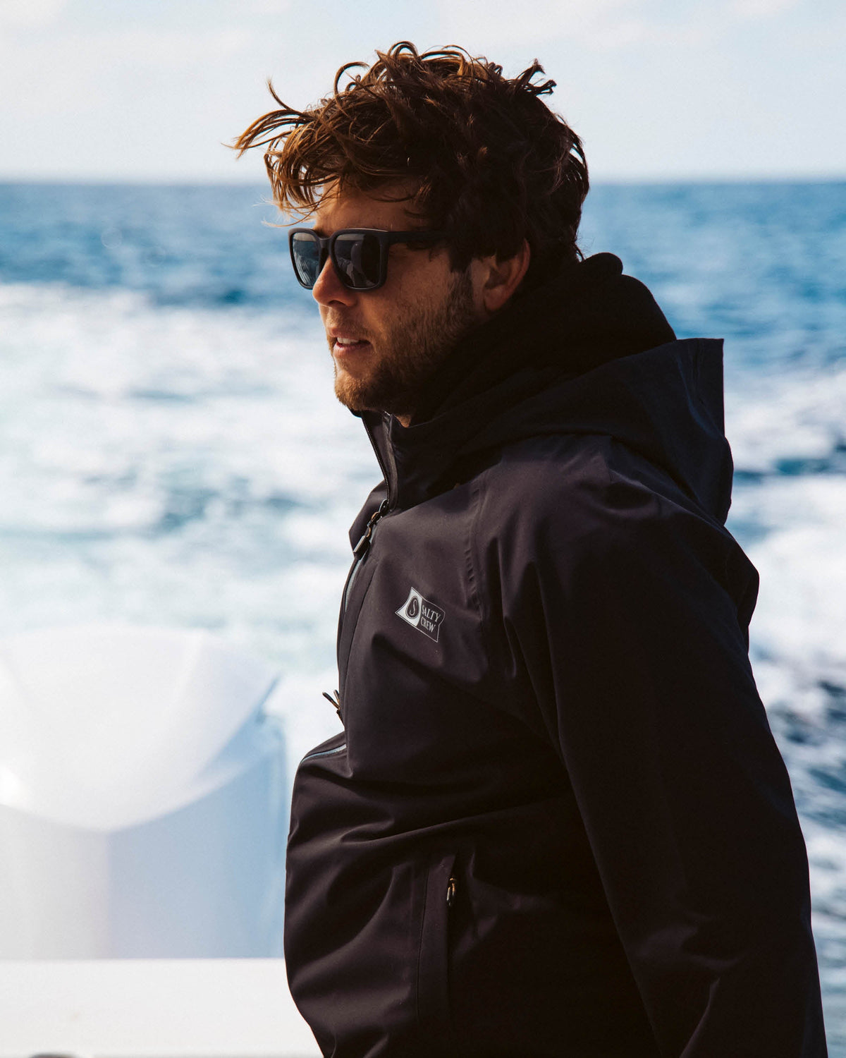 LONG RANGE JACKET - Black | Salty Crew Premium