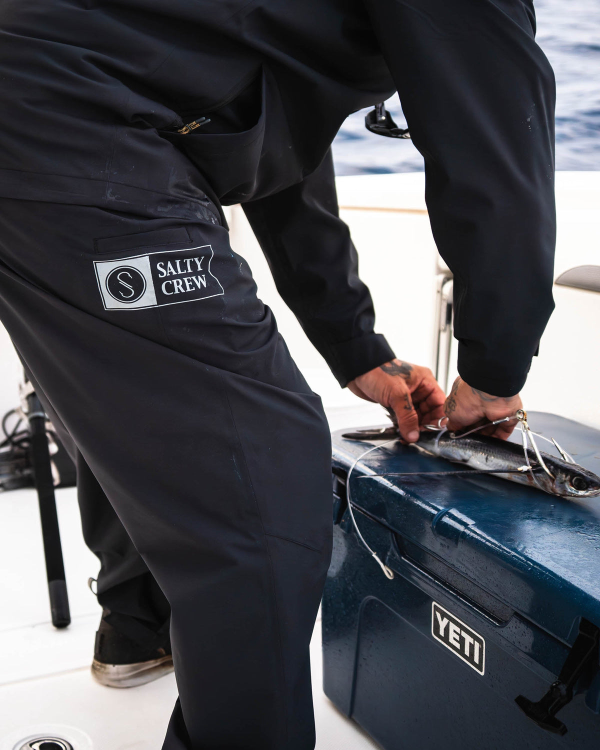 LONG RANGE BIB - Black | Salty Crew Premium