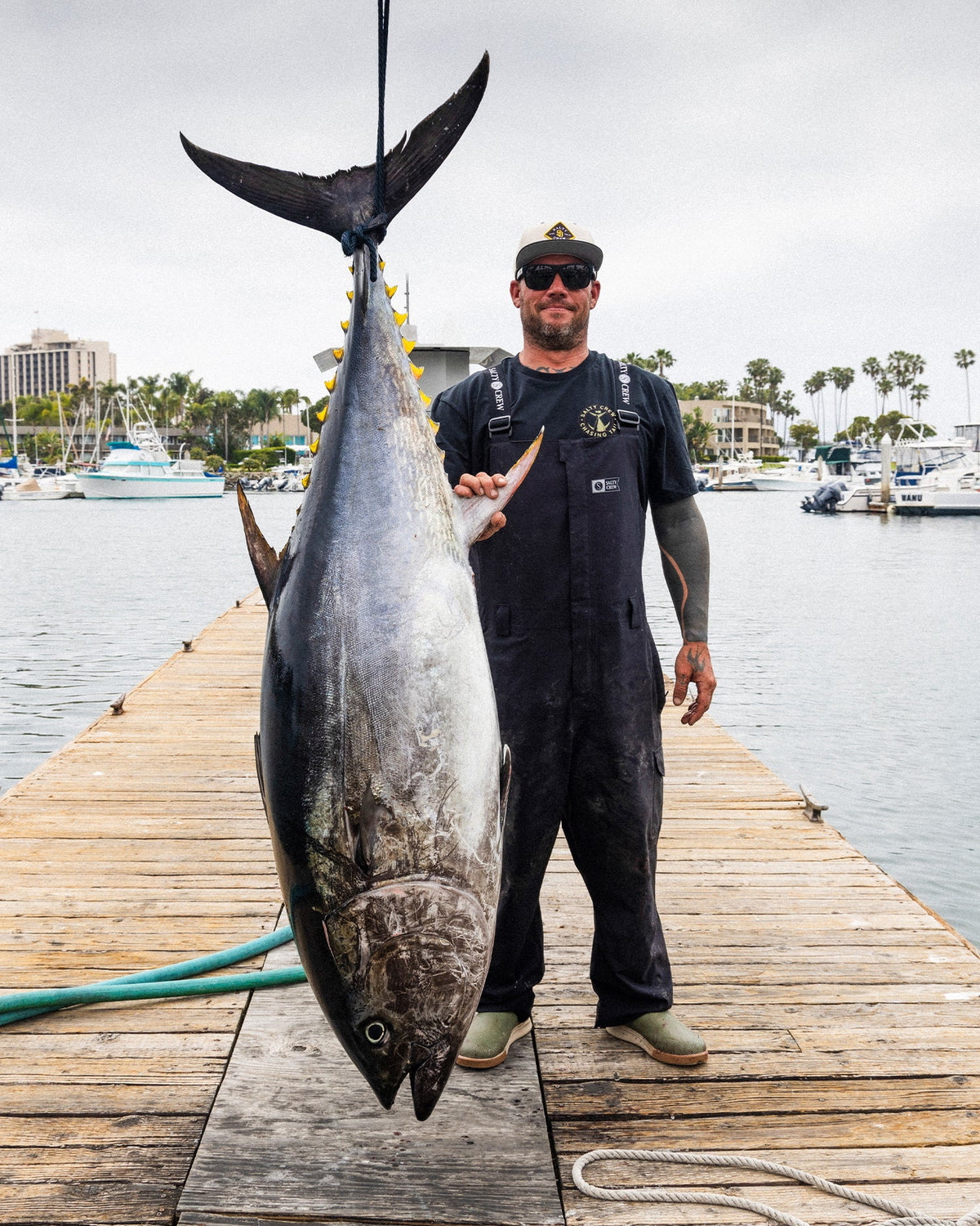 LONG RANGE BIB - Black | Salty Crew Premium