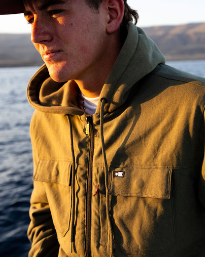 FATHOM JACKET - Olive | Salty Crew Premium