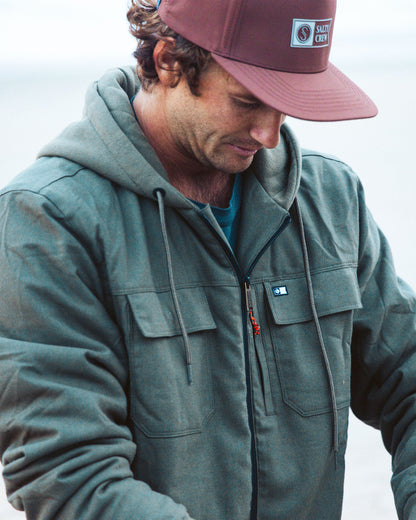 FATHOM JACKET - Olive | Salty Crew Premium