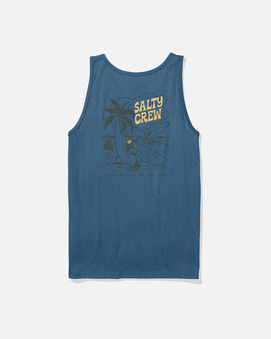 LOUNGE TANK - Slate | Salty Crew Premium