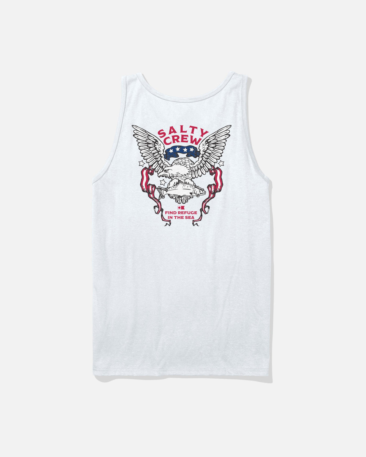 AMERICAN TALON TANK - White | Salty Crew Premium