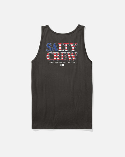 AMERICA OPTIC TANK - BLACK | Salty Crew Premium