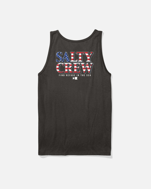 AMERICA OPTIC TANK - BLACK | Salty Crew Premium