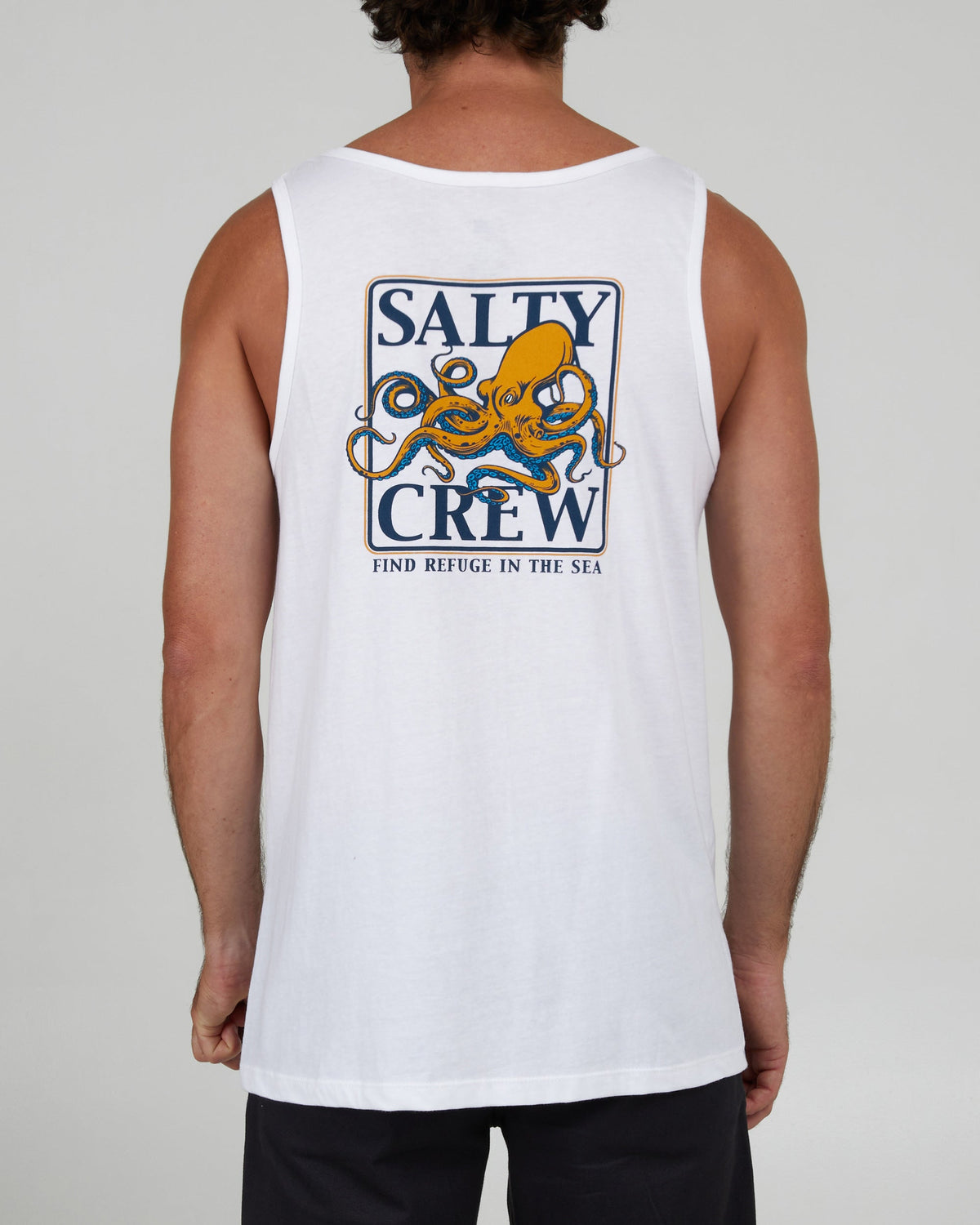 INK SLINGER TANK - White | Salty Crew Premium