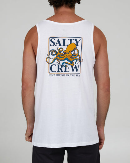 INK SLINGER TANK - White | Salty Crew Premium