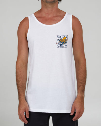 INK SLINGER TANK - White | Salty Crew Premium