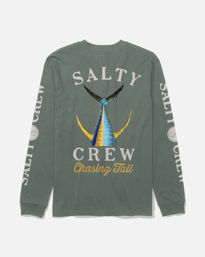 TAILED LS TEE - Laurel Wreath | Salty Crew Premium