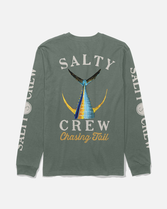 TAILED LS TEE - Laurel Wreath | Salty Crew Premium